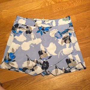 Asymmetrical Floral Skort